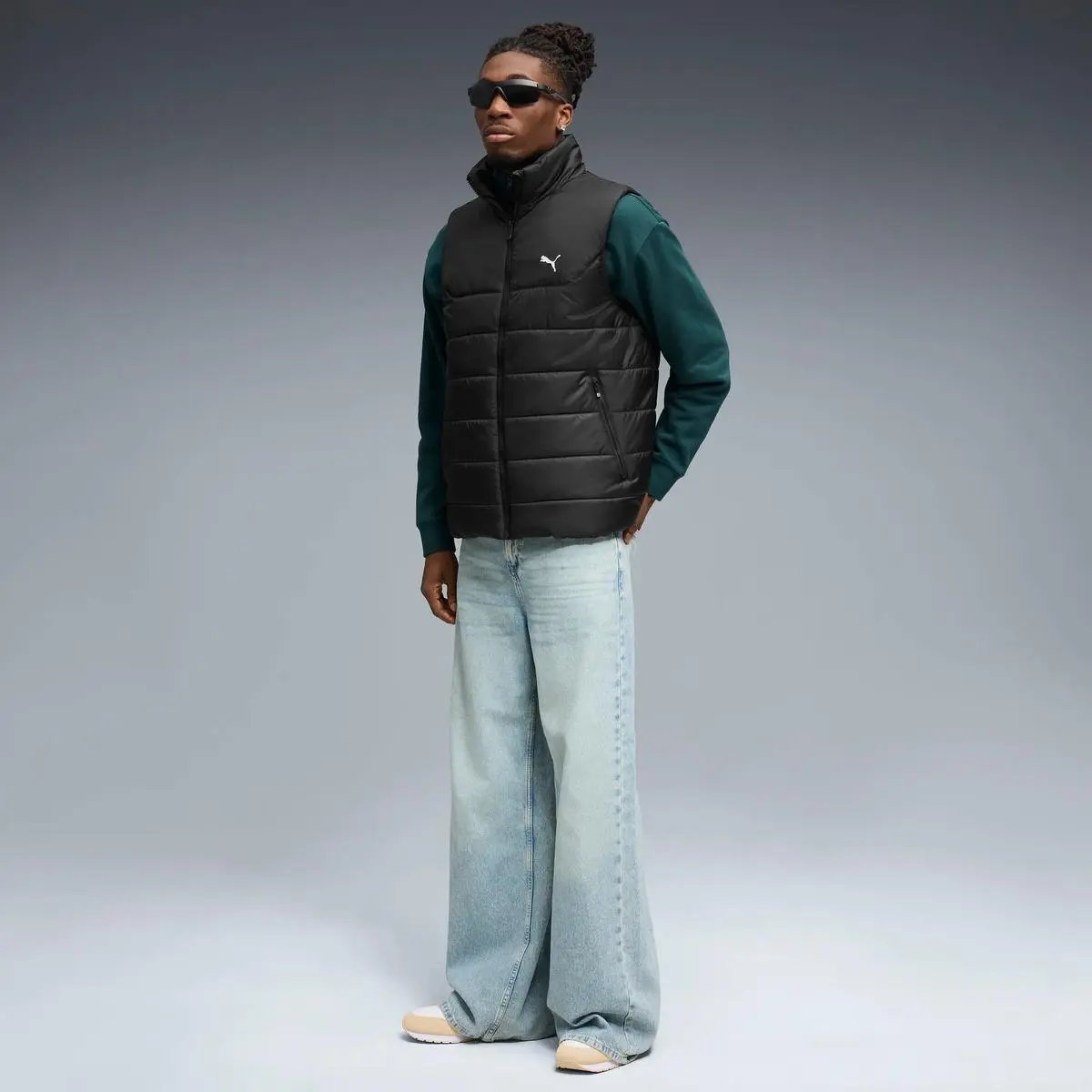 685209 ESS PADDED VEST NERO PUMA