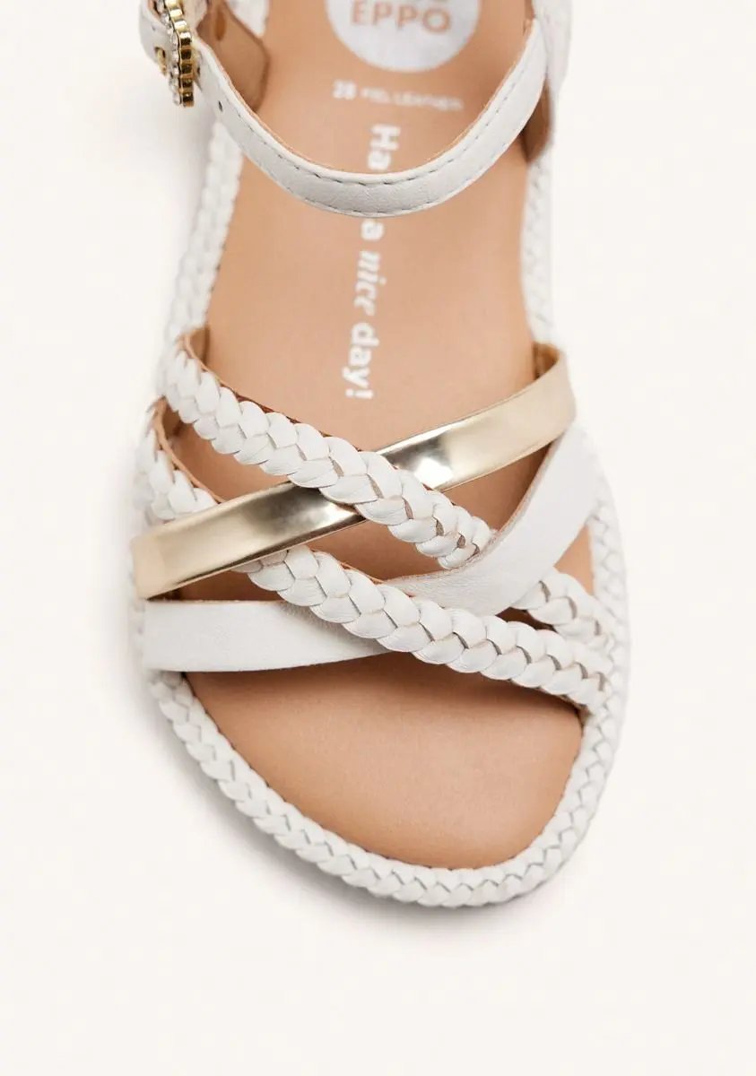 75336 MEDARY SANDALI BIANCO GIOSEPPO