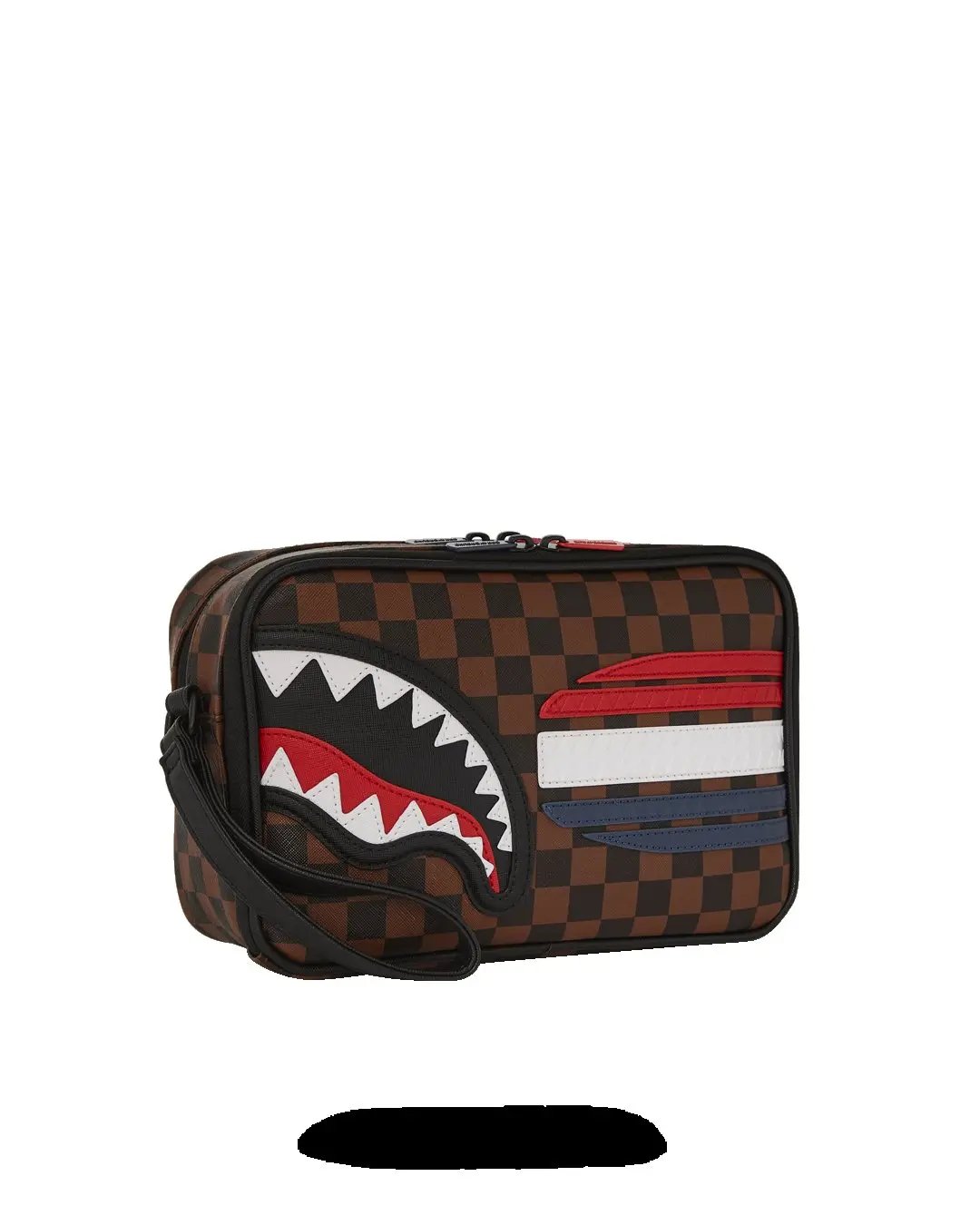 910B7492NSZ MACHINE FRANCAISE TOILETRY MARRONE SPRAYGROUND