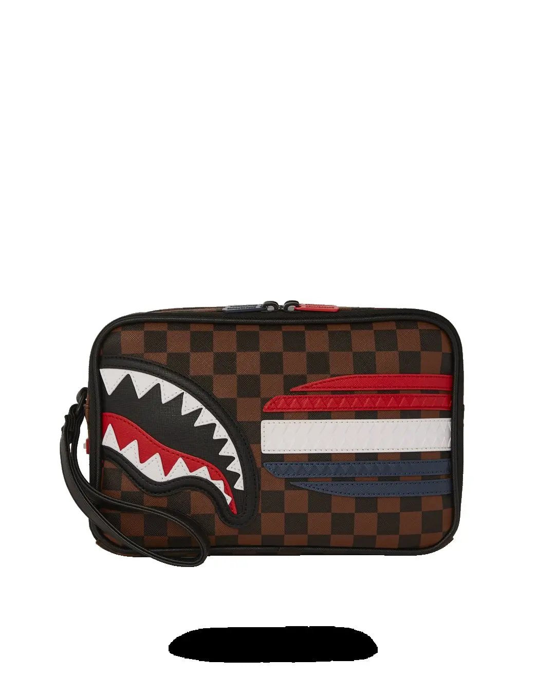 910B7492NSZ MACHINE FRANCAISE TOILETRY MARRONE SPRAYGROUND