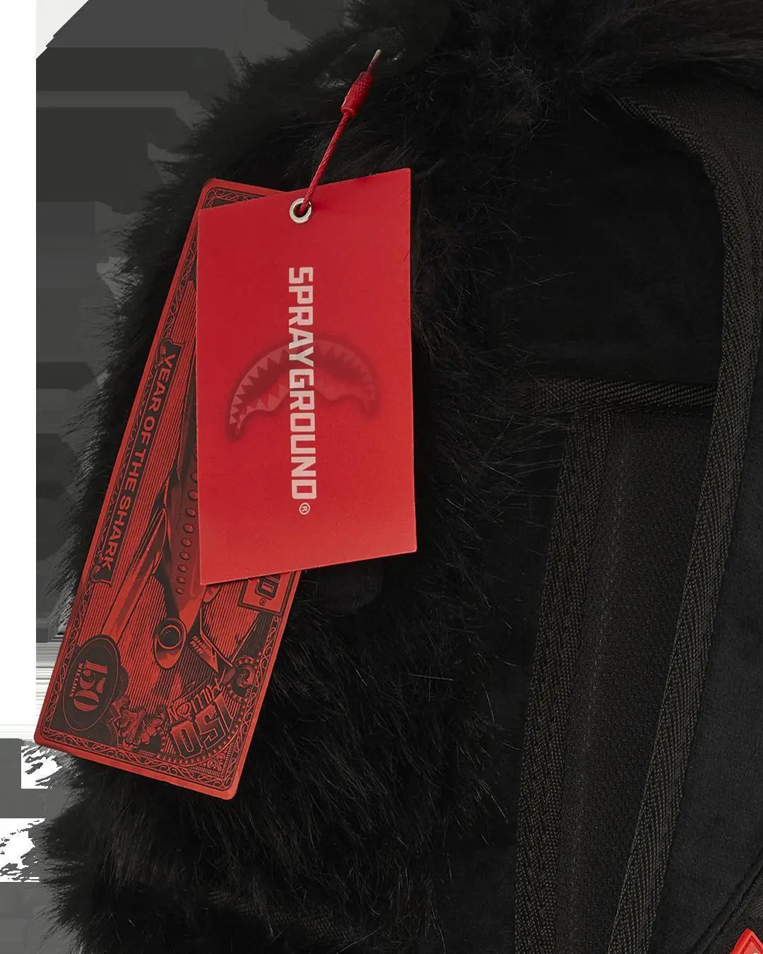 910B8203NSZ FUR CRAY BLACK BACKPACK UNICO SPRAYGROUND