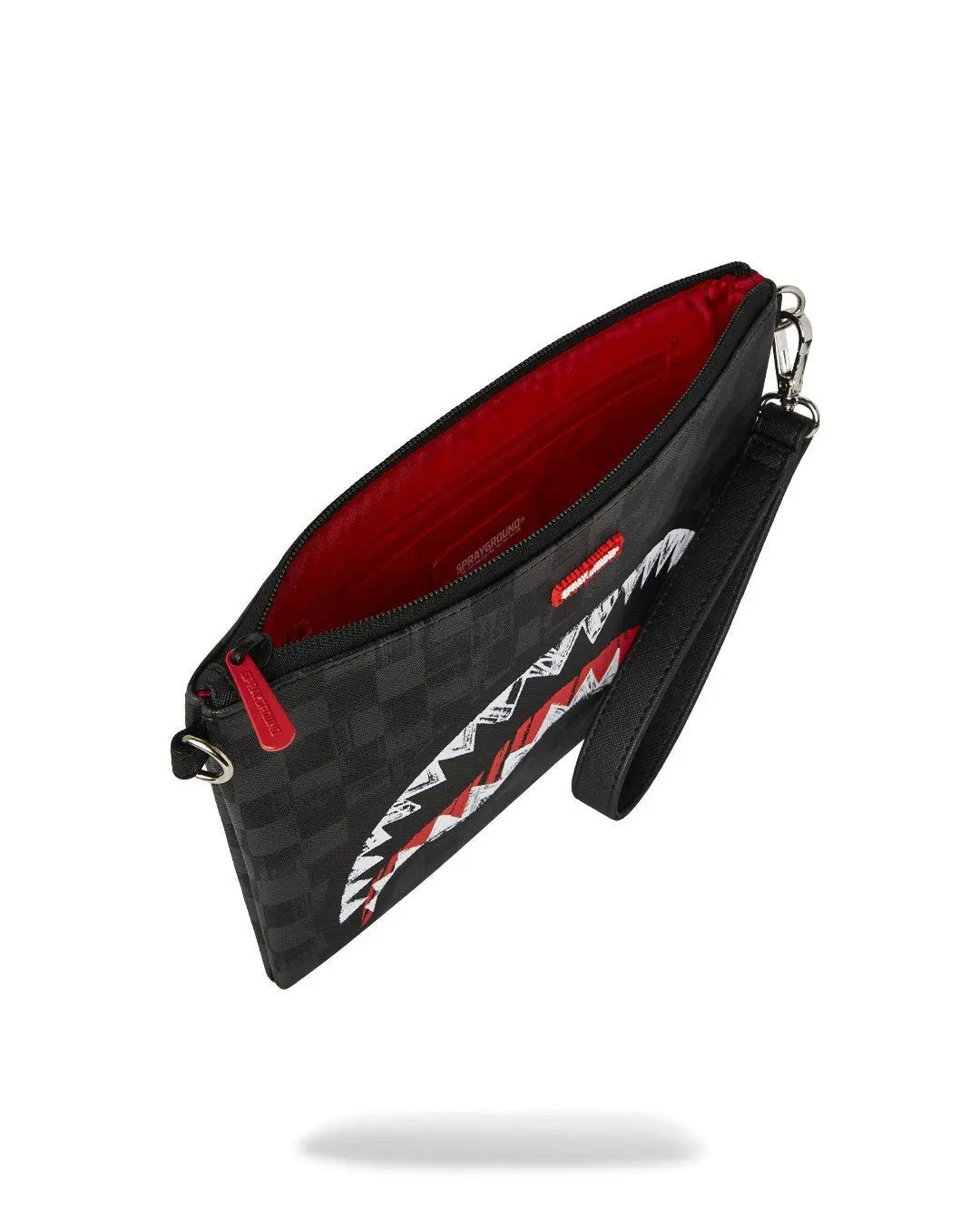 910B8229NSZ SCRIBBLE SHARK CROSSOVER CLUTCH UNICO SPRAYGROUND