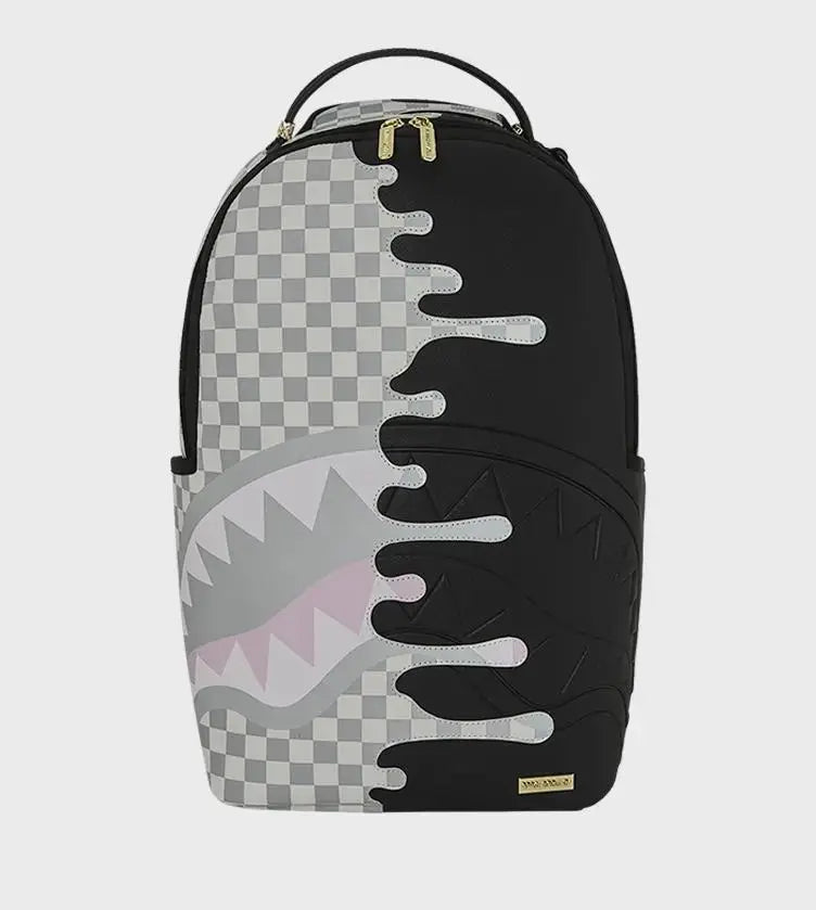 910B8758NSZ CHECK SIDE DRIP BACKPACK NERO SPRAYGROUND