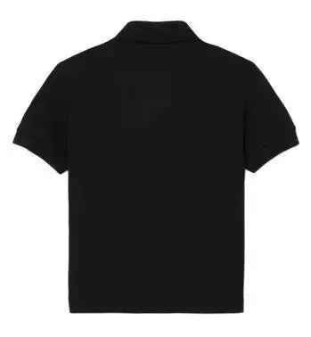 947354 LCB NON-ORGANIC PETIT PIQUE POLO NERO LACOSTE