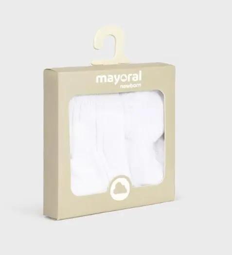 9863 SET 2 CALZINI BIANCO MAYORAL