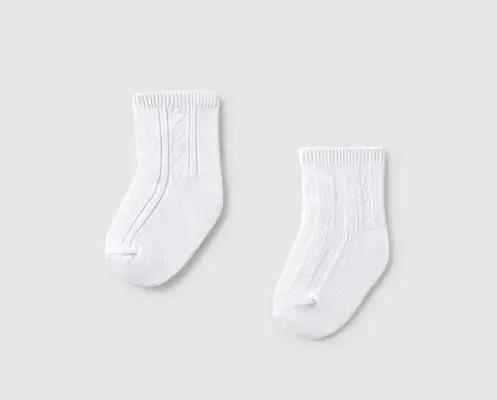 9863 SET 2 CALZINI BIANCO MAYORAL