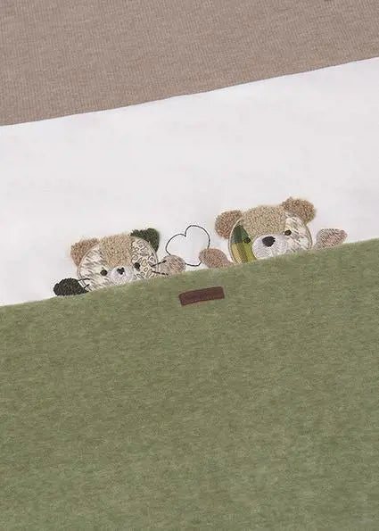 9958 COPERTINA MOTIVO VERDE OLIVA MAYORAL