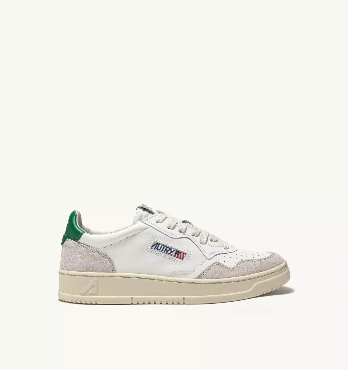 AULM LS23 MED LOW BIANCO/VERDE AUTRY