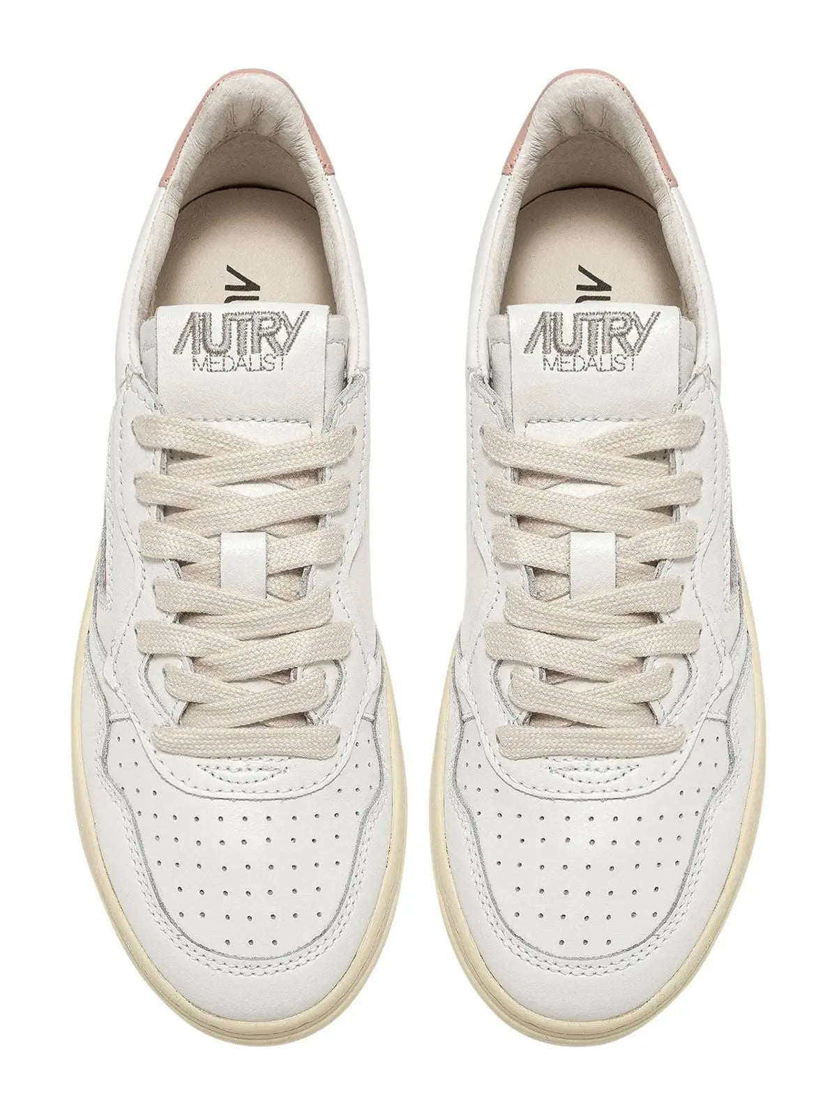 AULW LL16 MEDIALIST LOW BIANCO/ROSA AUTRY
