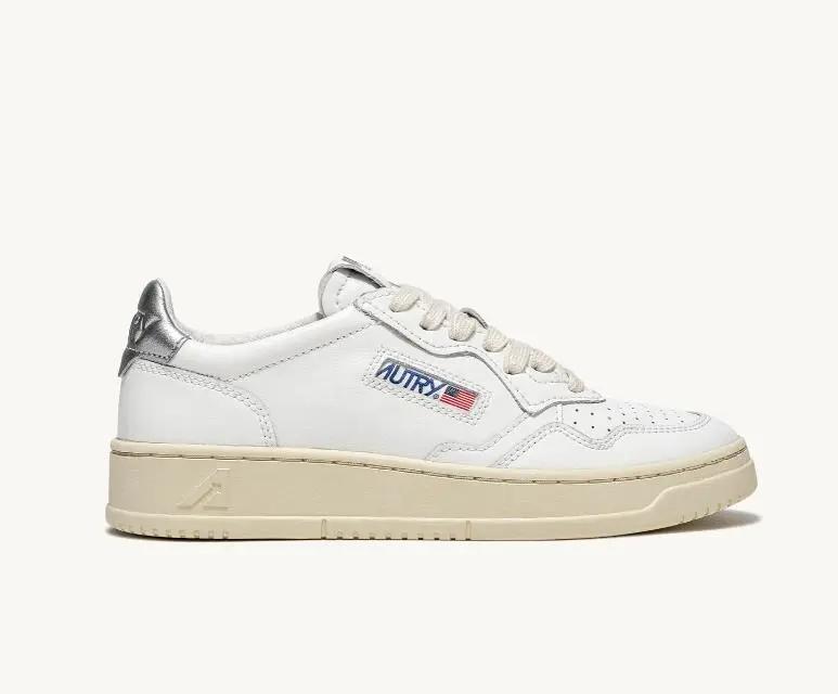 AULWLL05 MEDIALIST LOW SNEAKERS BIANCO AUTRY