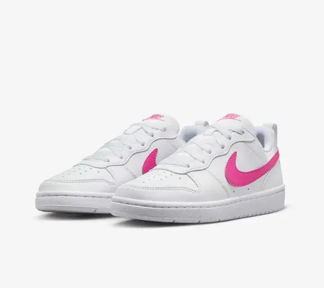 DV5456 COURT BOROUGHT LOW BIANCO/FUCSIA NIKE