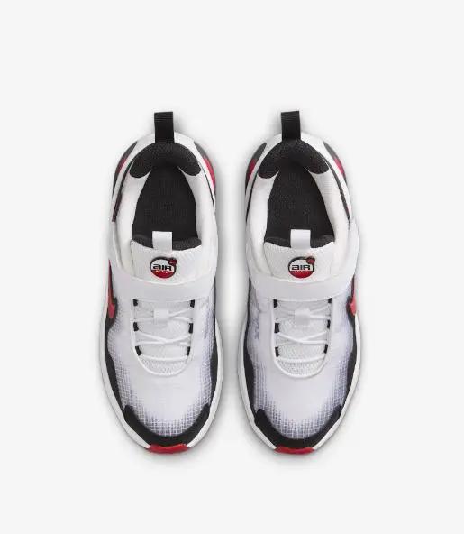 FN4459 AIR MAX NOVA (PS) BIANCO/NERO/ROSSO NIKE