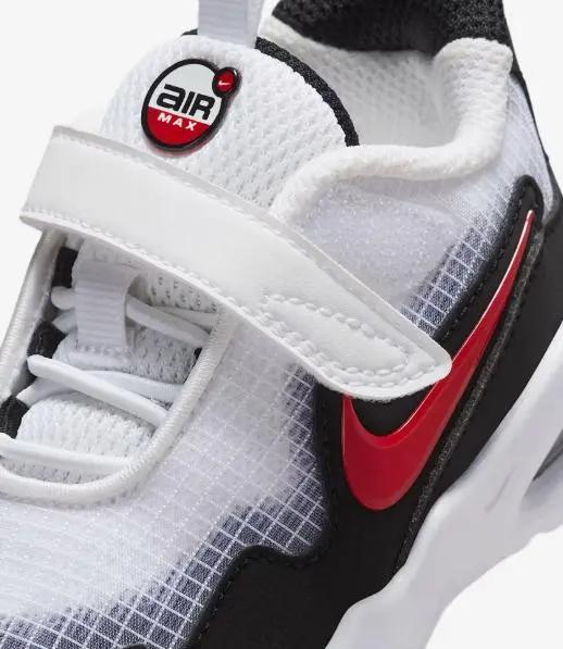 FN4461 AIR MAX NOVA (TD) BIANCO/NERO/ROSSO NIKE