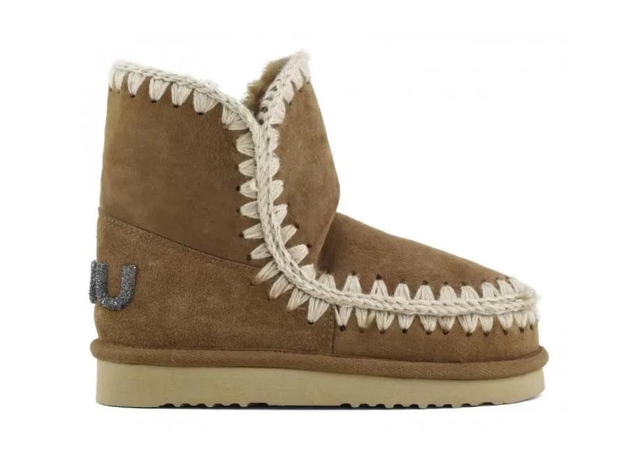 FW101050A ESKIMO 18 GLITTER LOGO COGNAC MOU