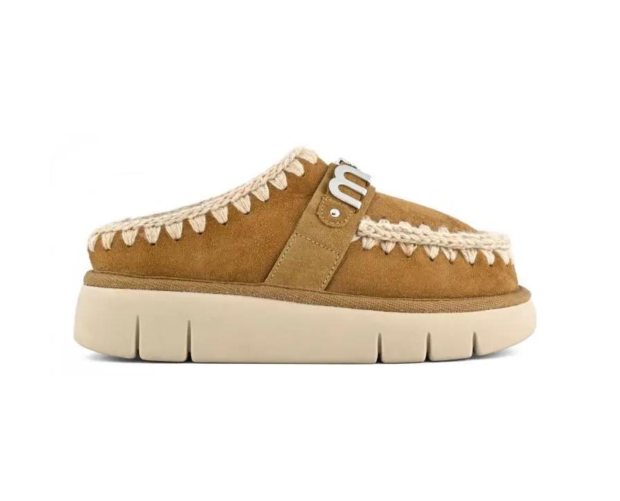 FW531001A BOUCE CLOG METAL COGNAC MOU