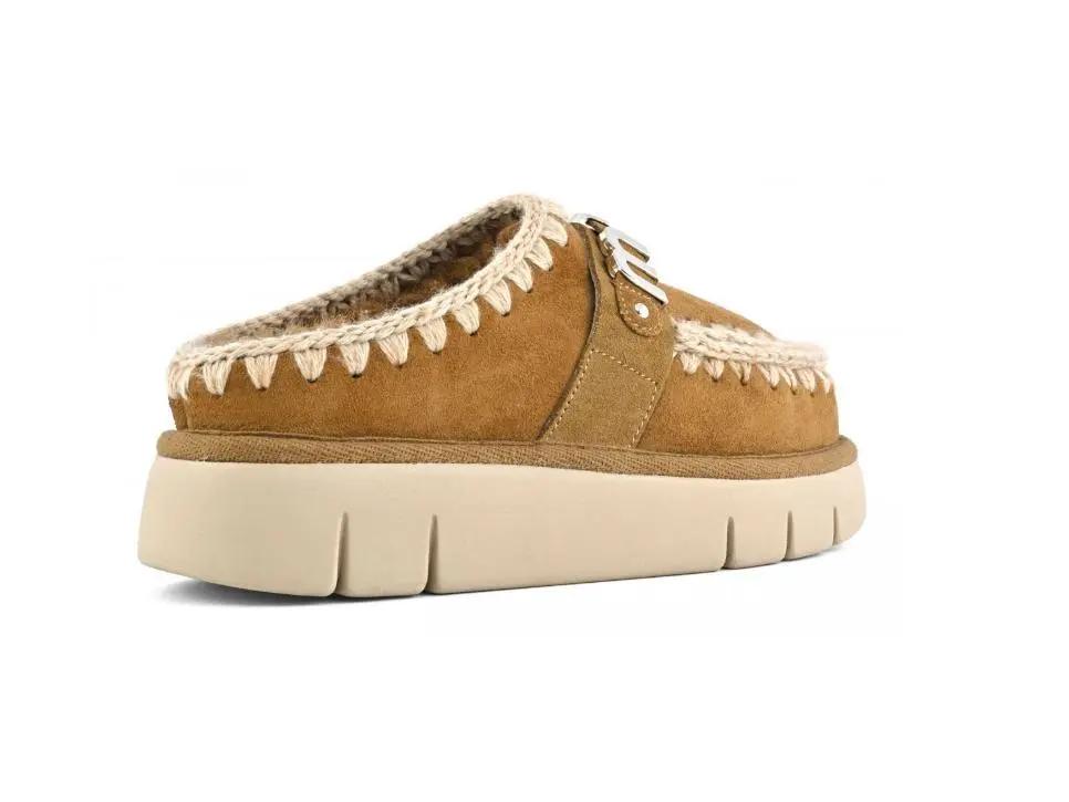 FW531001A BOUCE CLOG METAL COGNAC MOU