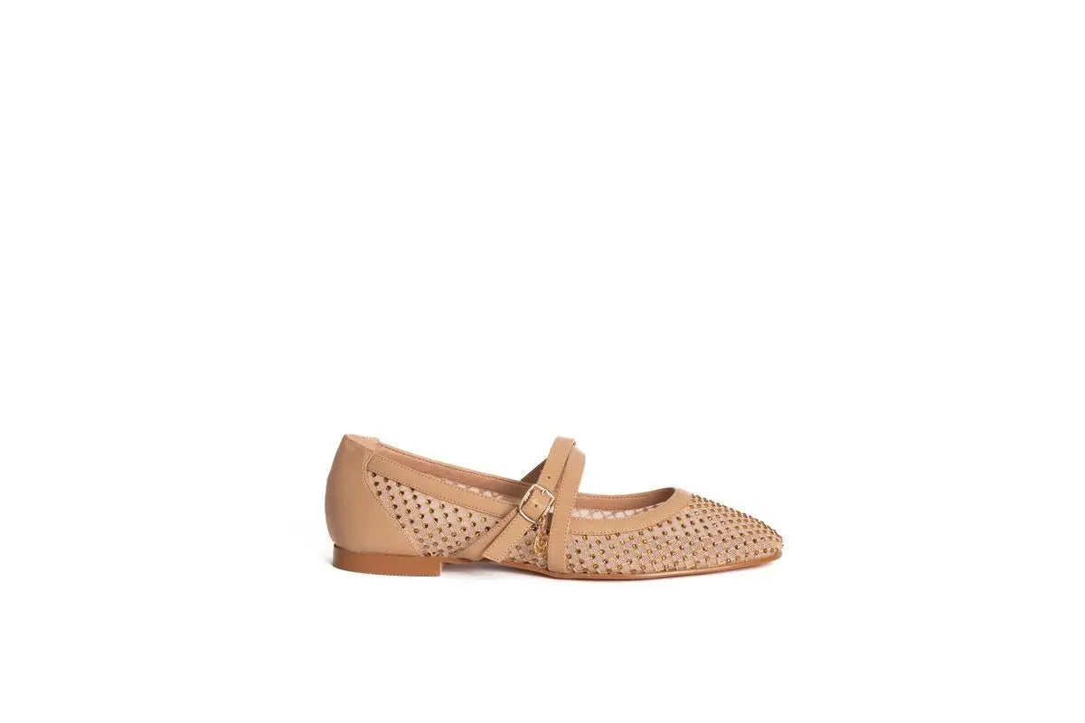 GD193 BALLERINA CON STRASS ORO GOLD&GOLD