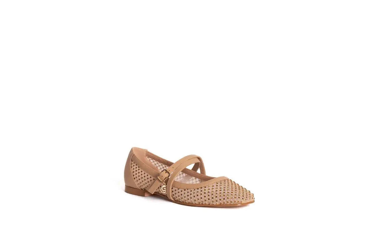 GD193 BALLERINA CON STRASS ORO GOLD&GOLD