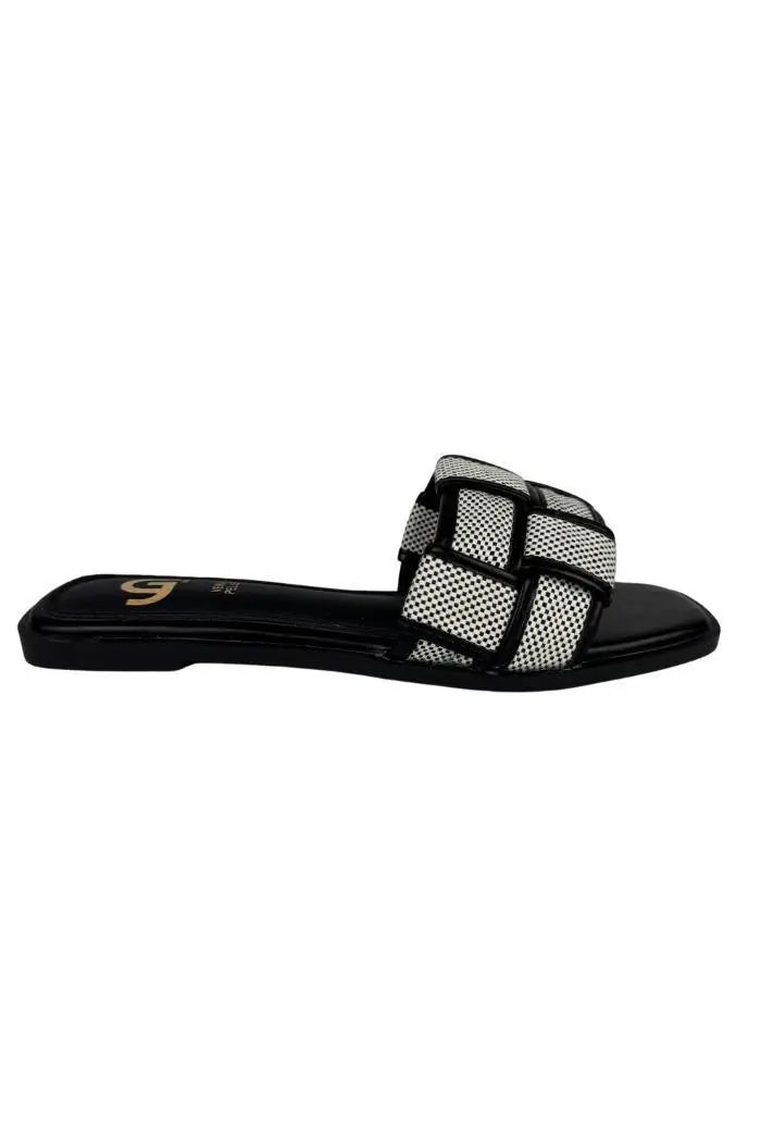 GH60 CIABATTA NERO GOLD&GOLD