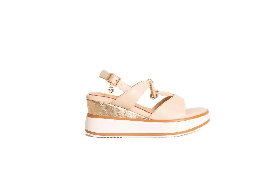 GH71 ZEPPA CON ACCESSORIO BEIGE GOLD&GOLD