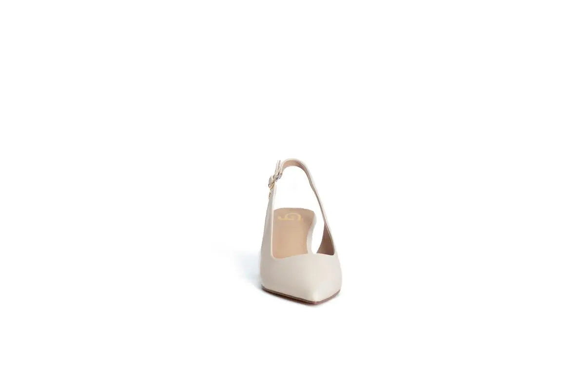 GP587 SLINGBACK BIANCO GOLD&GOLD
