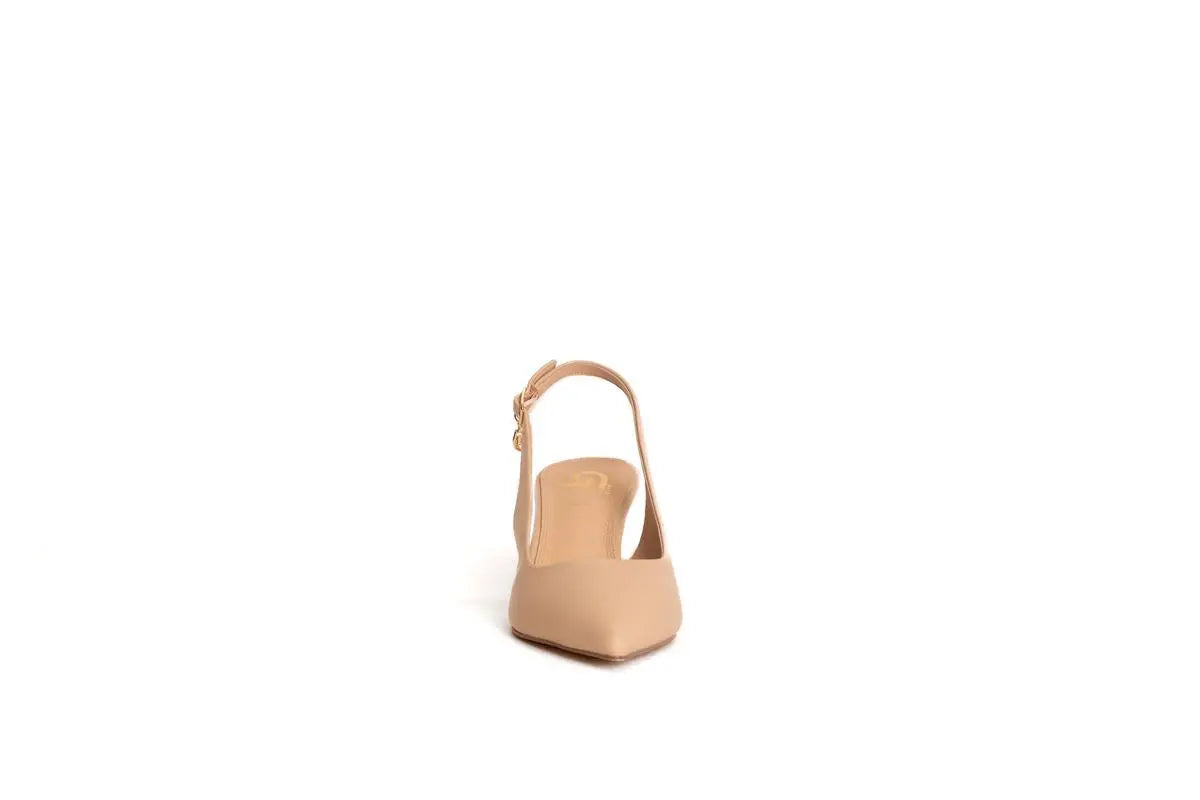 GP587 SLINGBACK NUDE GOLD&GOLD