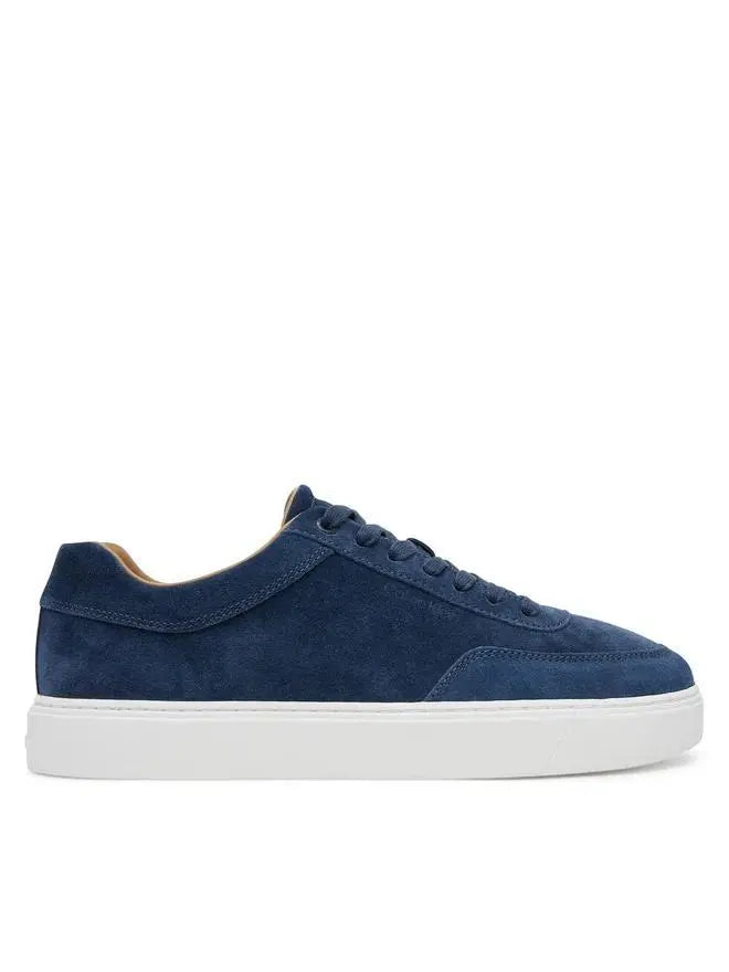 HM0HM01880 CLEAN CUP LOW LACEUP OXF SU BLU NAVY/BIANCO CALVIN KLEIN