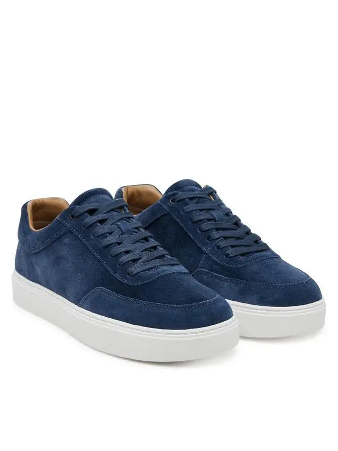 HM0HM01880 CLEAN CUP LOW LACEUP OXF SU BLU NAVY/BIANCO CALVIN KLEIN