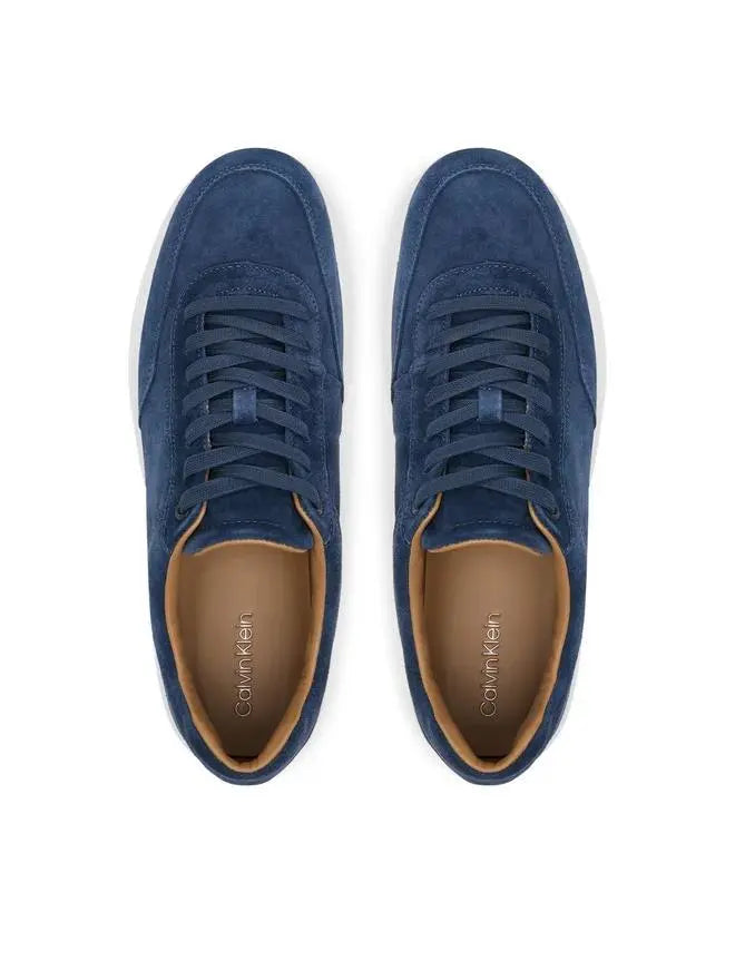 HM0HM01880 CLEAN CUP LOW LACEUP OXF SU BLU NAVY/BIANCO CALVIN KLEIN