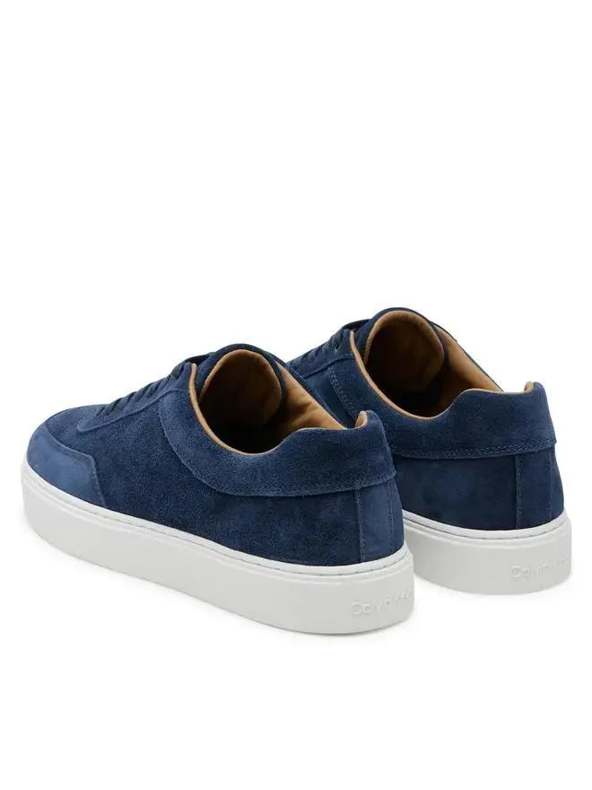 HM0HM01880 CLEAN CUP LOW LACEUP OXF SU BLU NAVY/BIANCO CALVIN KLEIN