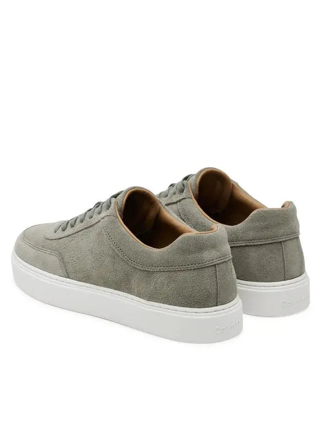 HM0HM01880 CLEAN CUP LOW LACEUP OXF SU VERDE OLIVA/BIANCO CALVIN KLEIN