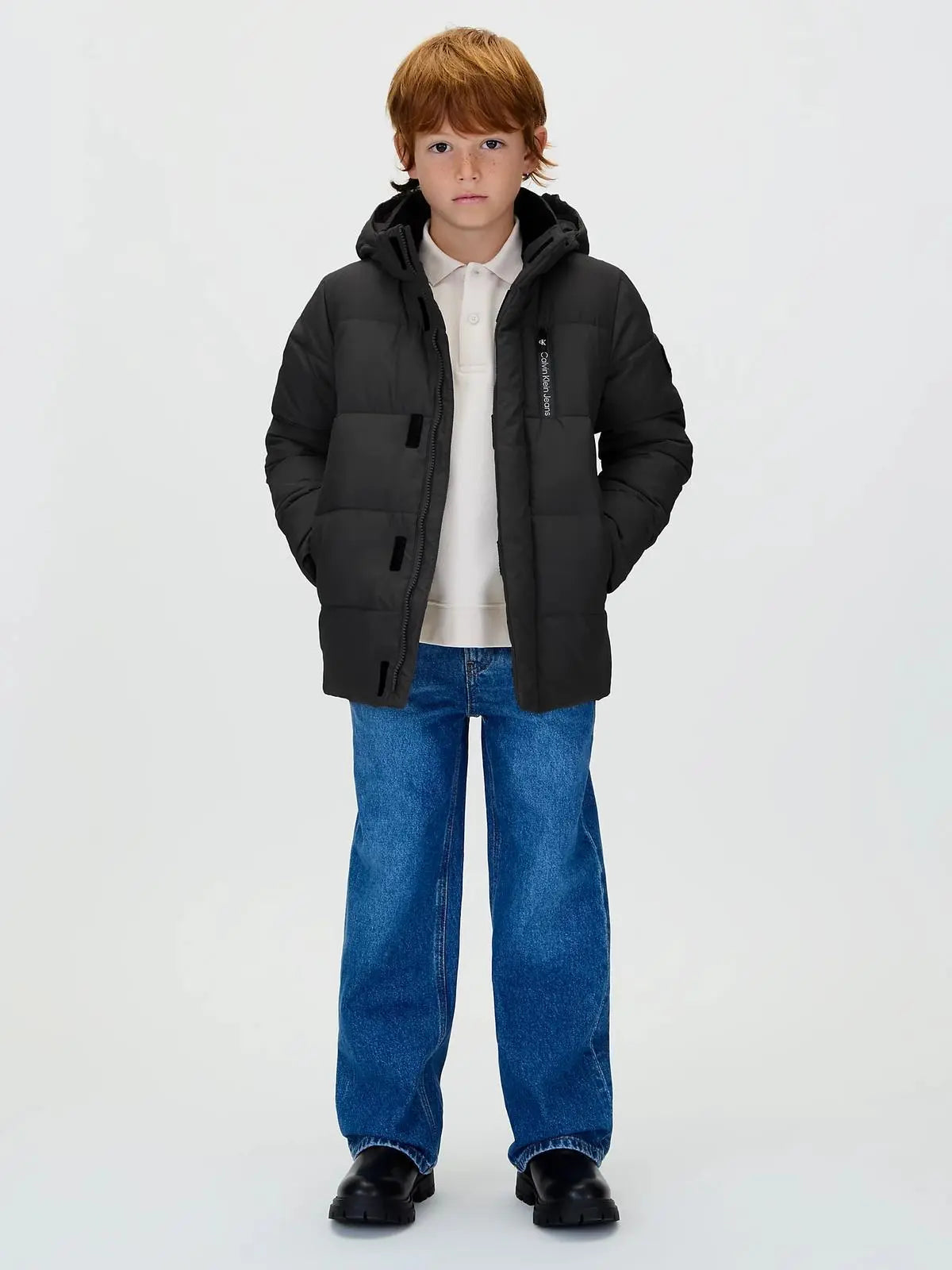 IB0IB01276T ESSENTIAL PUFFER JACKET NERO CALVIN KLEIN