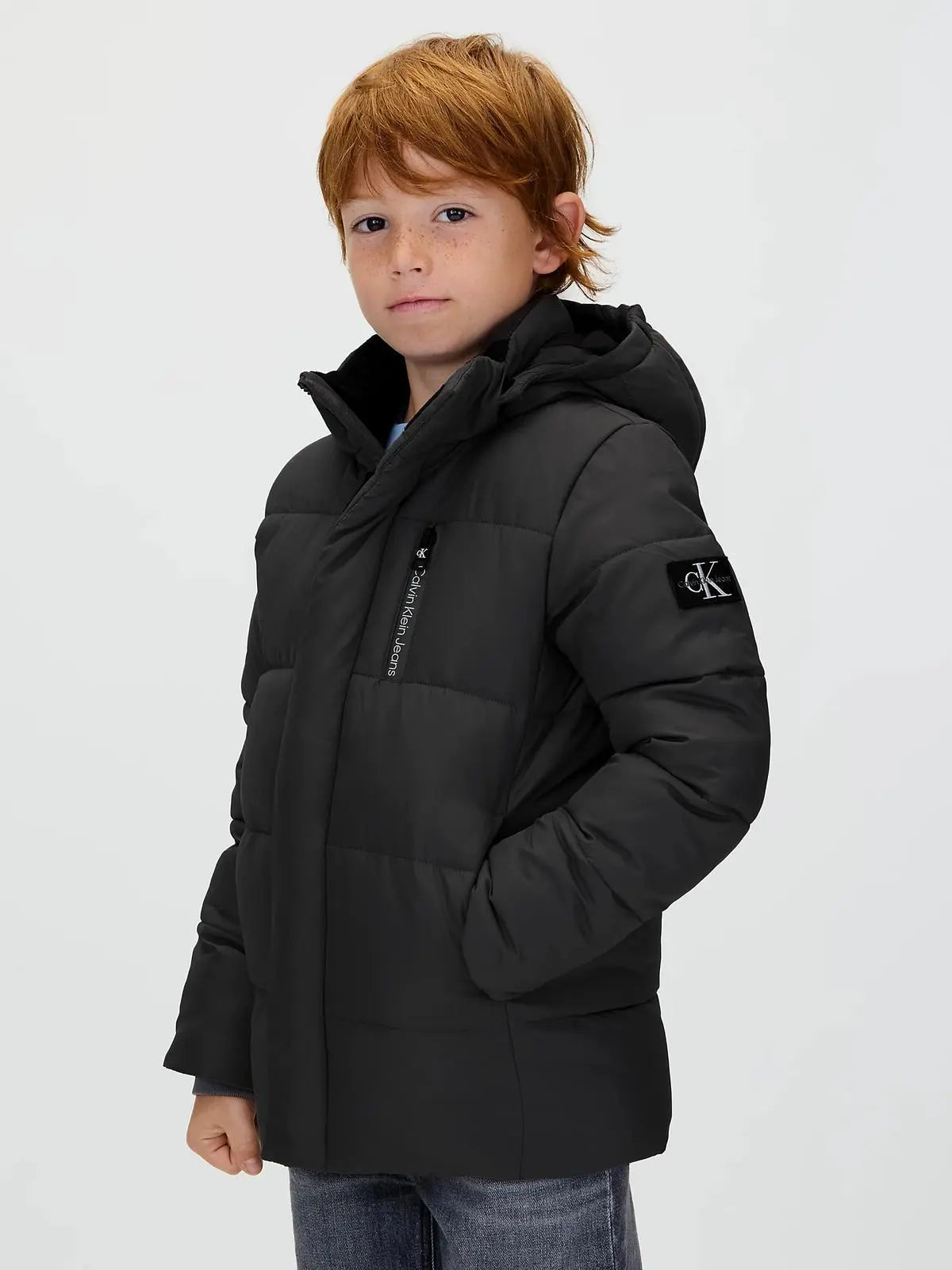 IB0IB01276T ESSENTIAL PUFFER JACKET NERO CALVIN KLEIN