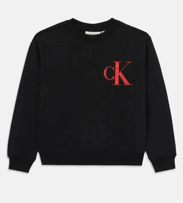 IB0IB02526J BACK GRAPHIC TERRY CN NERO CALVIN KLEIN