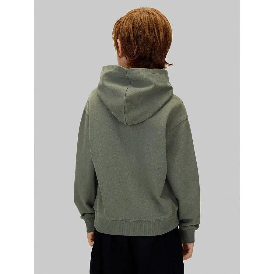 IB0IB02563J COLOR LOGO GRAPHIC TERRY HOODI VERDE CALVIN KLEIN