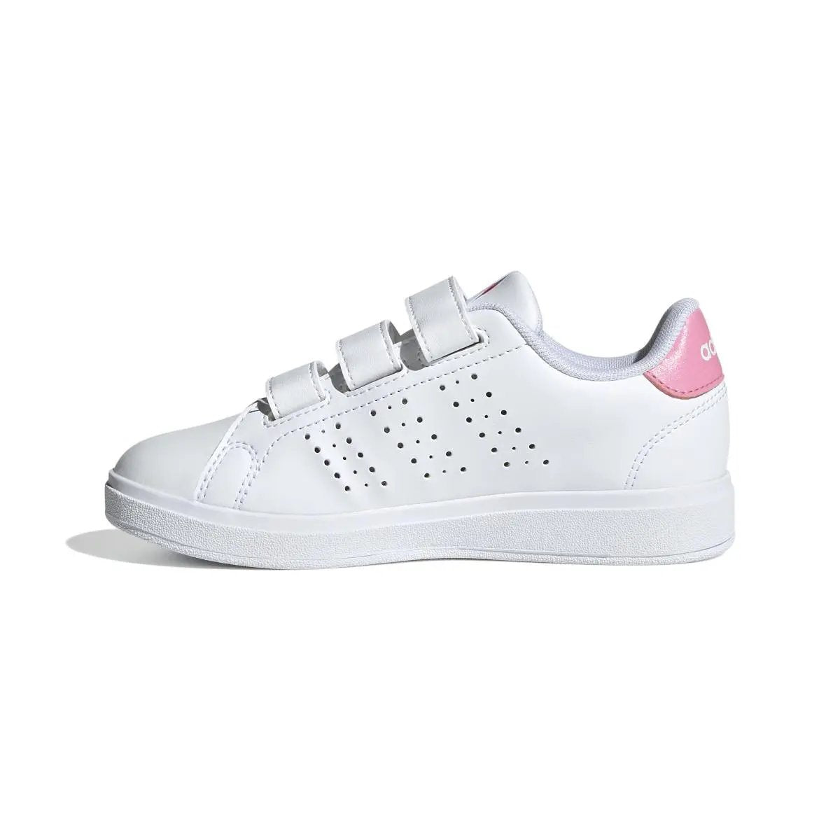 ID1305 ADVANTAGE BASE 2.0 FTWWHT/BLIPINK ADIDAS