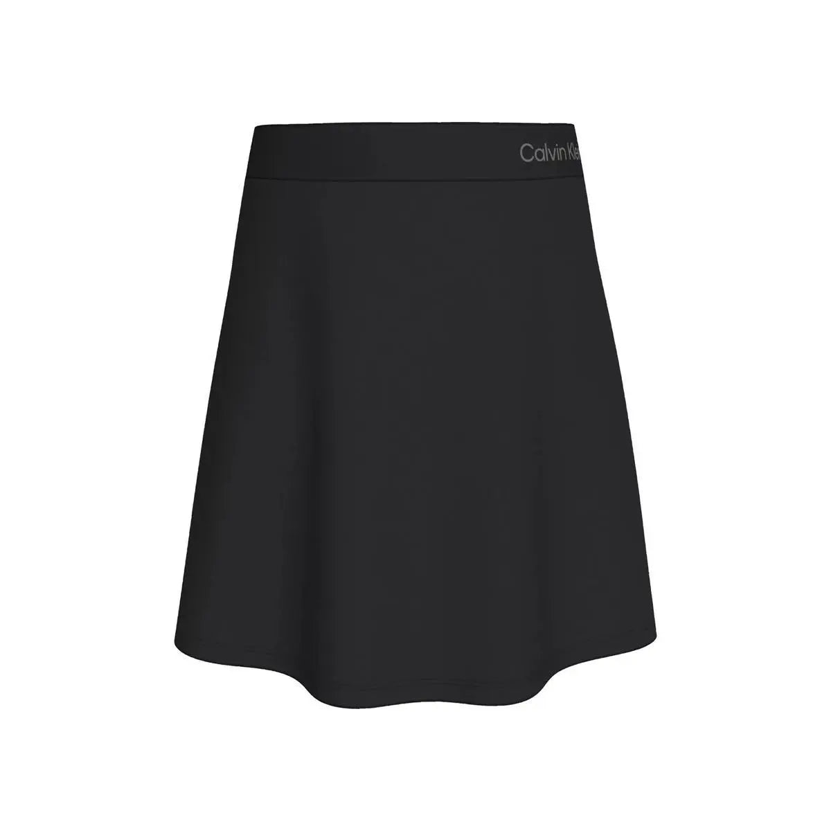 IG0IG02784J LOGO TAPE FLARE PUNTO SKIRT NERO CALVIN KLEIN