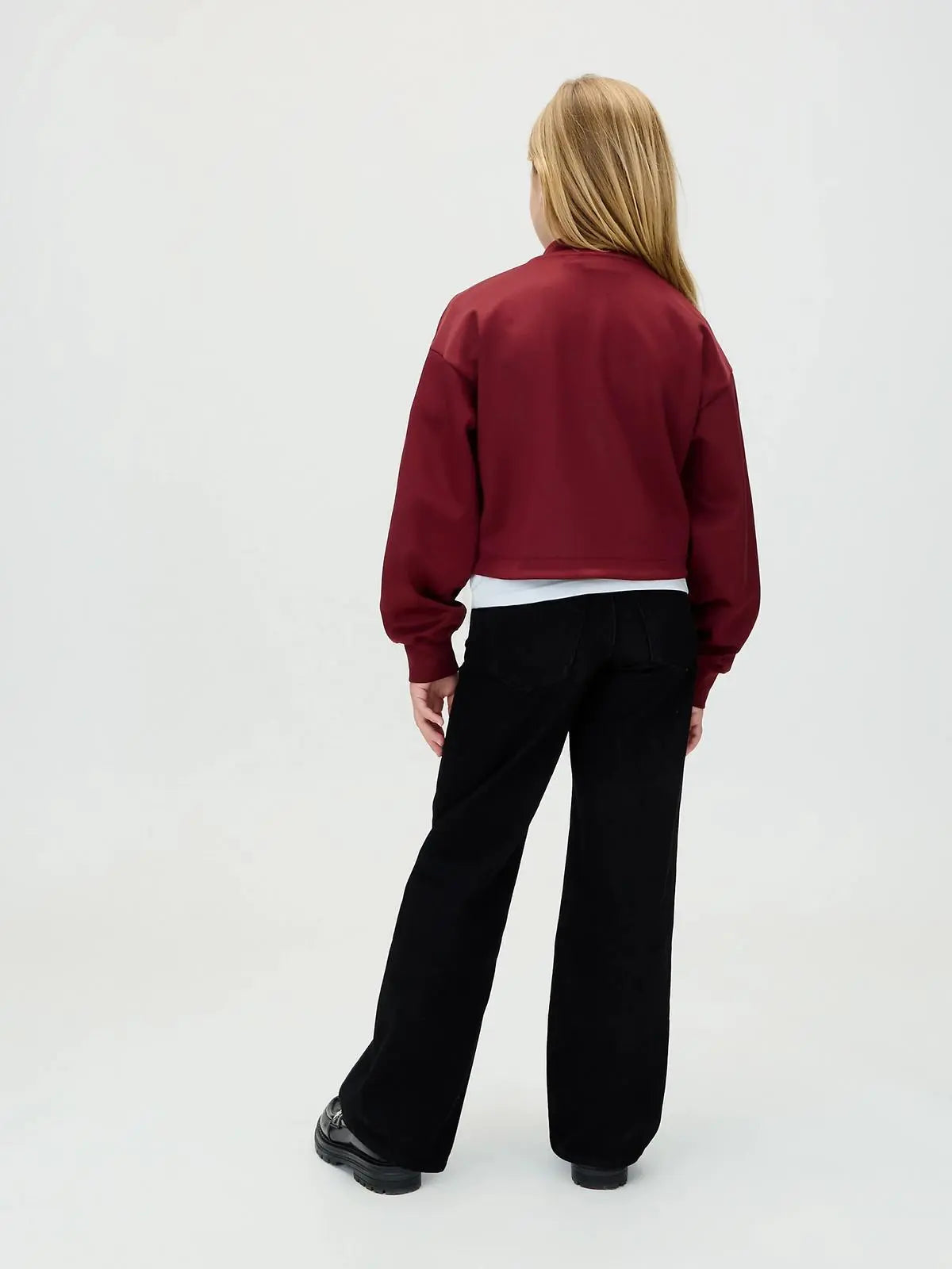 IG0IG03076T TRICOT BOMER JACKET ROSSO GRANATA CALVIN KLEIN