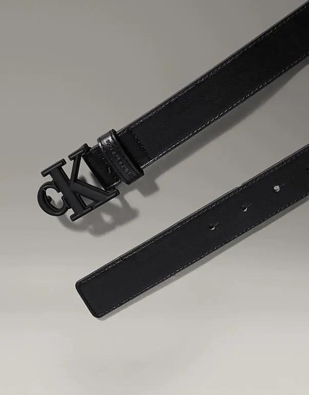 IU0IU00655 BUCKLE BELT NERO CALVIN KLEIN