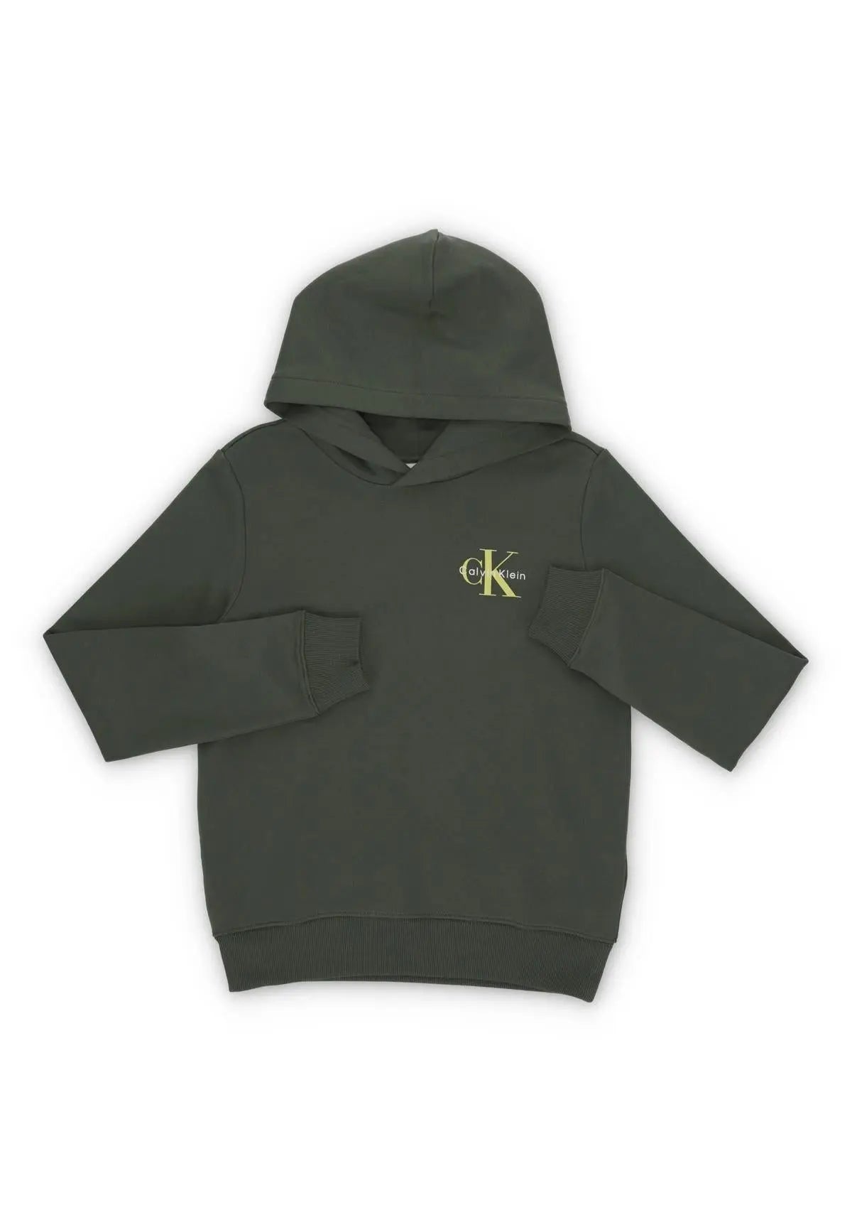 IU0IU00712J SMALL MONOGRAM HOODIE VERDE CALVIN KLEIN