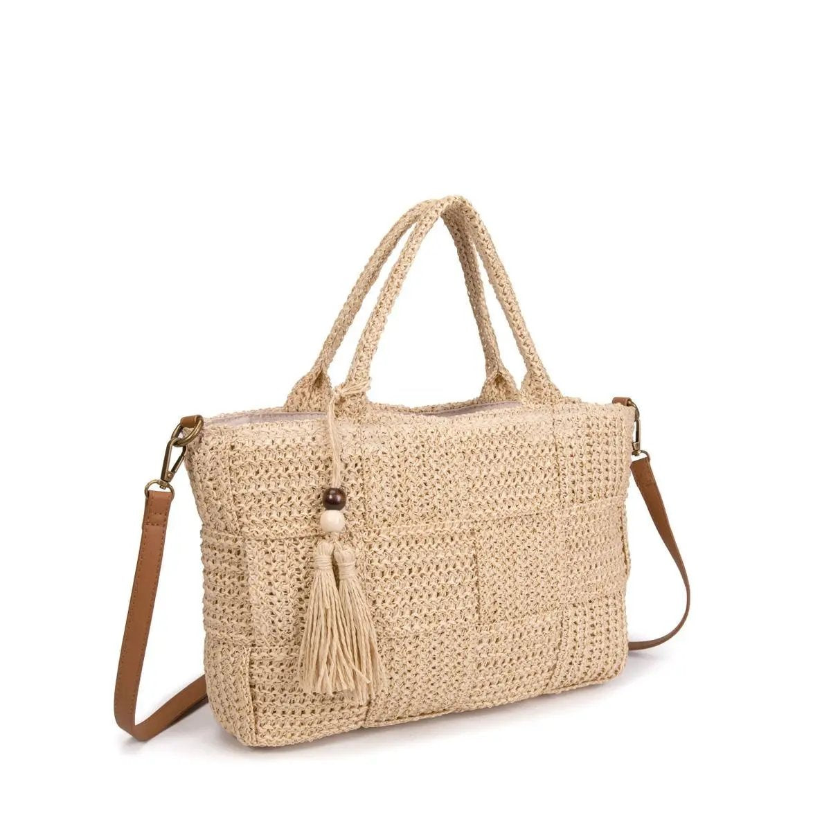 IXMQ2501431180 BORSA RAFIA BEIGE IRENE