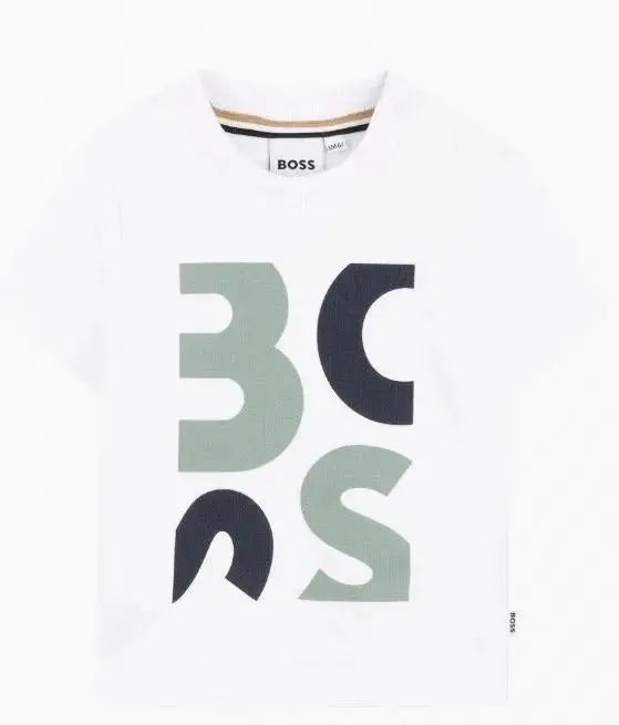 J52885 T-SHIRT M/C BIANCO BOSS