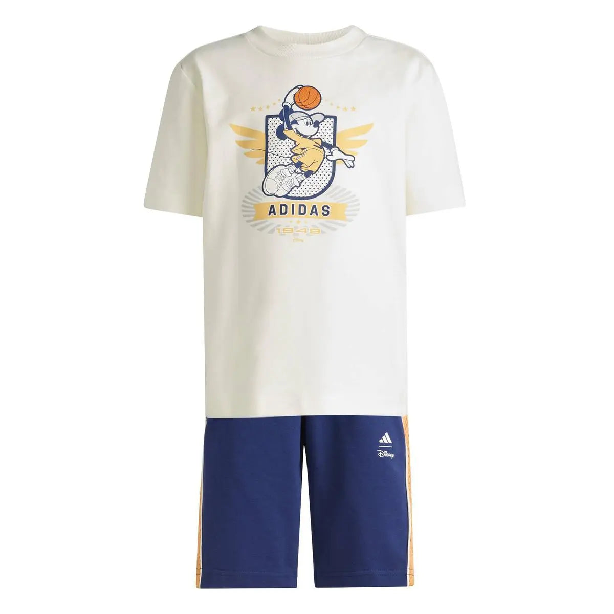 JZ3559 LK DY MM T SET BIANCO/BLU/GIALLO ADIDAS