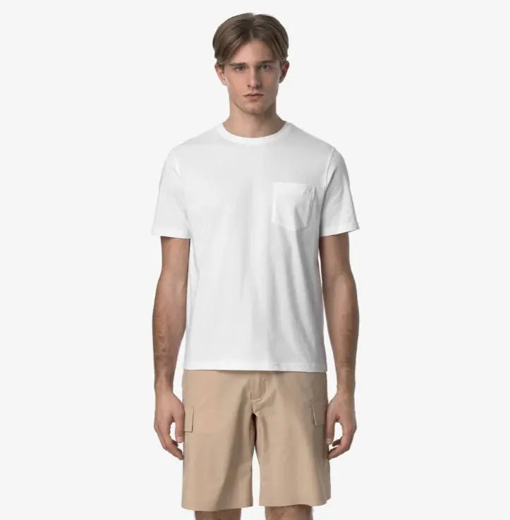 K31368W SIGUR T-SHIRT BIANCO K-WAY
