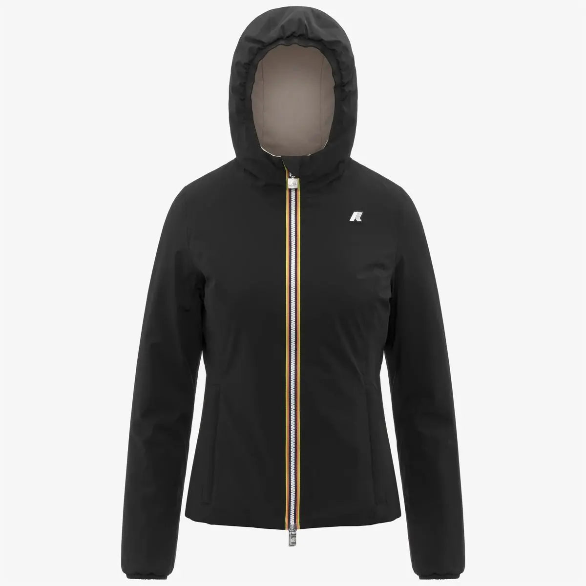 K6128TW LILY ST WARM DOUBLE CORTO NERO/BEIGE K-WAY