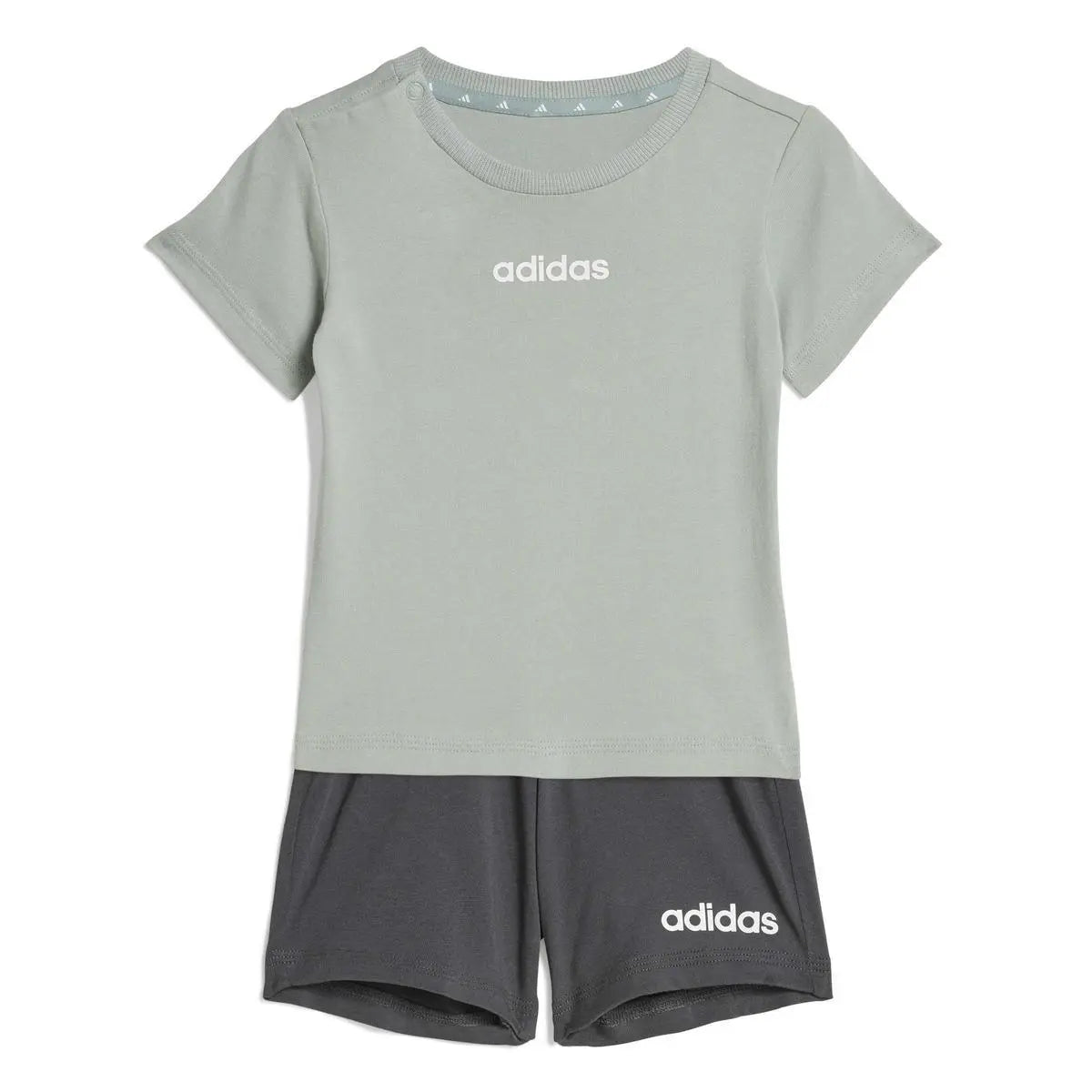 KB9670 I LIN T-SET 160 GRIGIO/BIANCO ADIDAS
