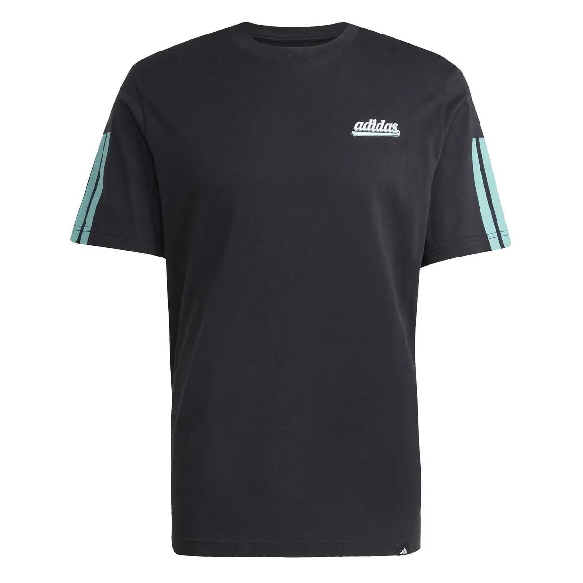 KD2259 M SCRIPT TEE NERO ADIDAS