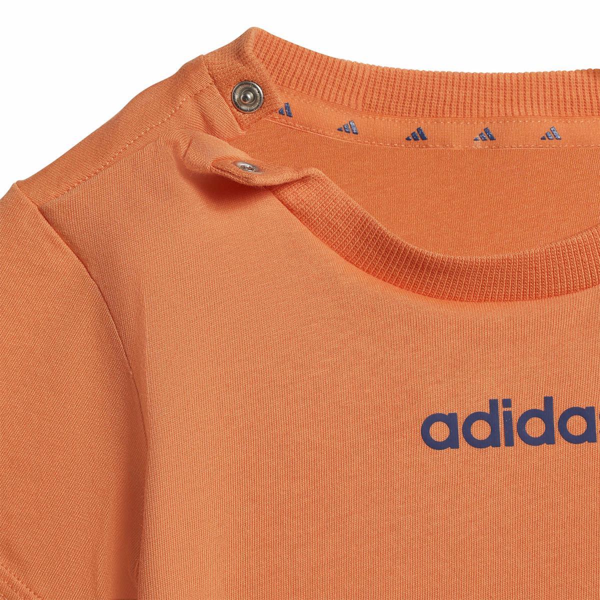 KE0865 I LIN T-SET 160 ARANCIONE/BLU ADIDAS