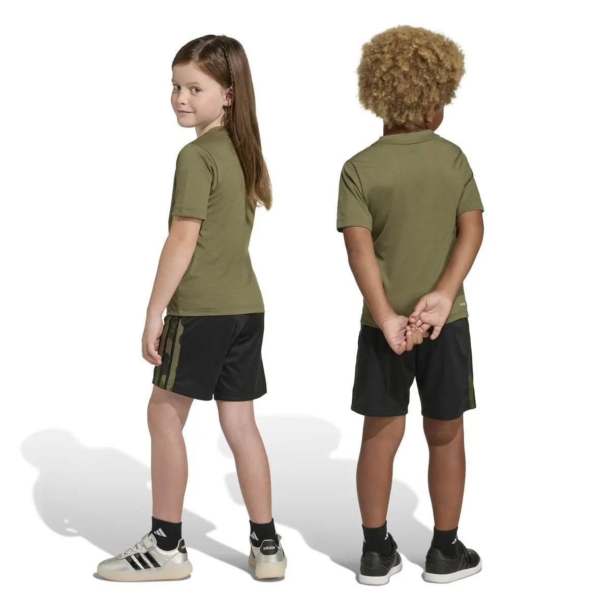KQ8772 LK TR-ES PR SET VERDE MILITARE/NERO ADIDAS