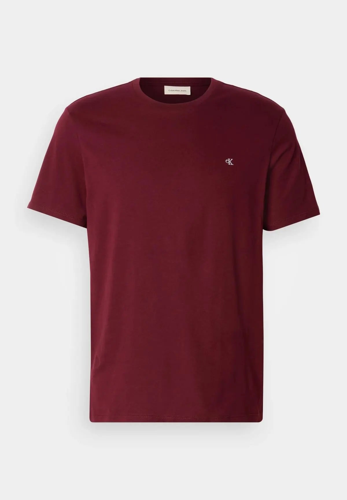 LV040HM265 SS SMOOTH CTTN SOLID CREWNK TEE BORDEAUX CALVIN KLEIN